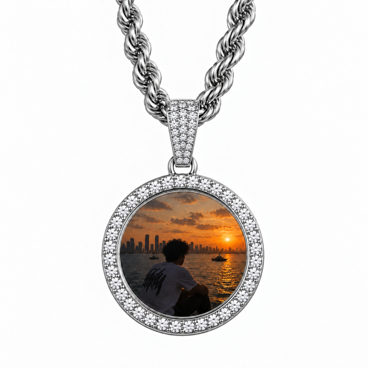 FOTO KETTING (4MM) - ZILVER
