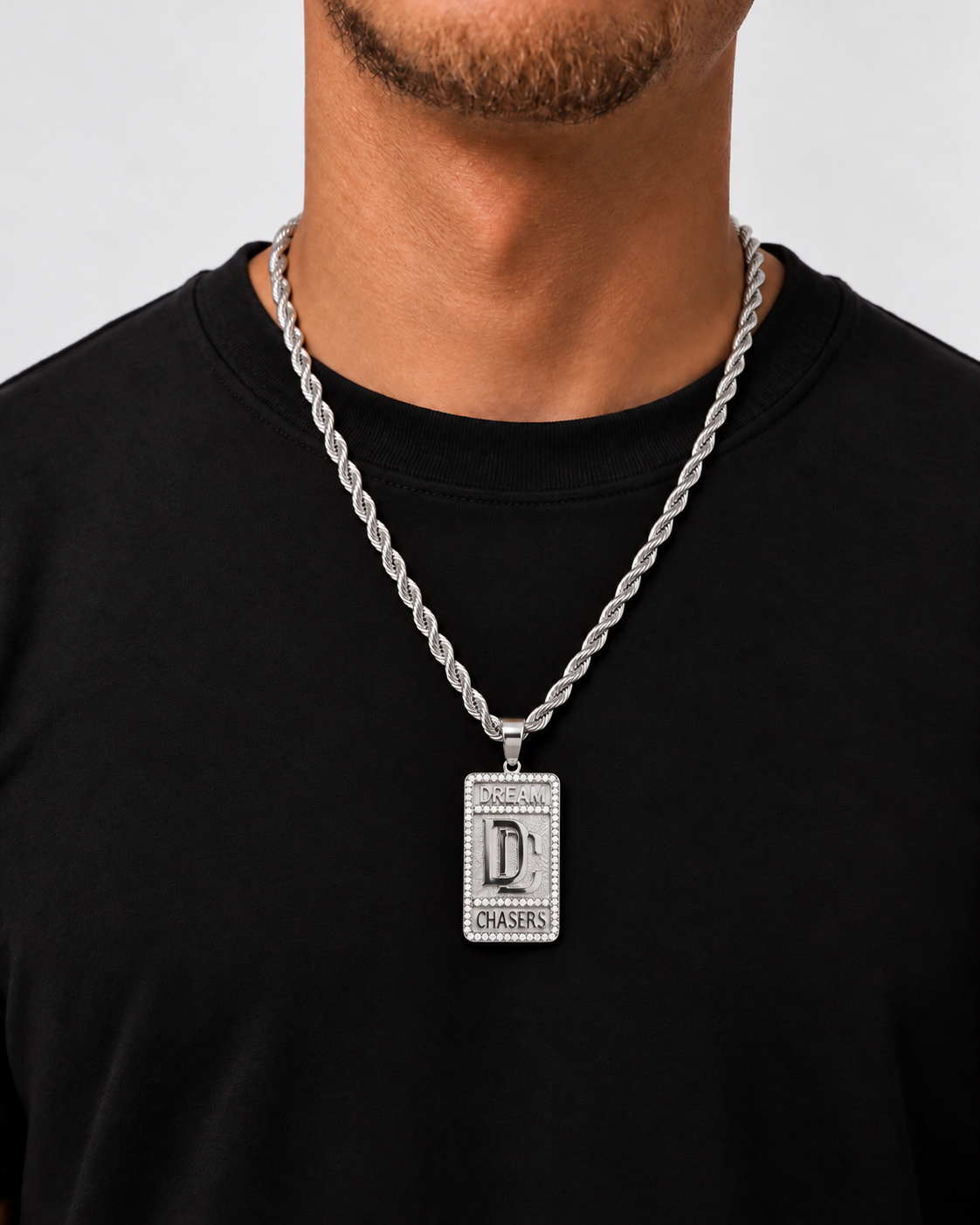 DREAMCHASER KETTING 6MM - ZILVER