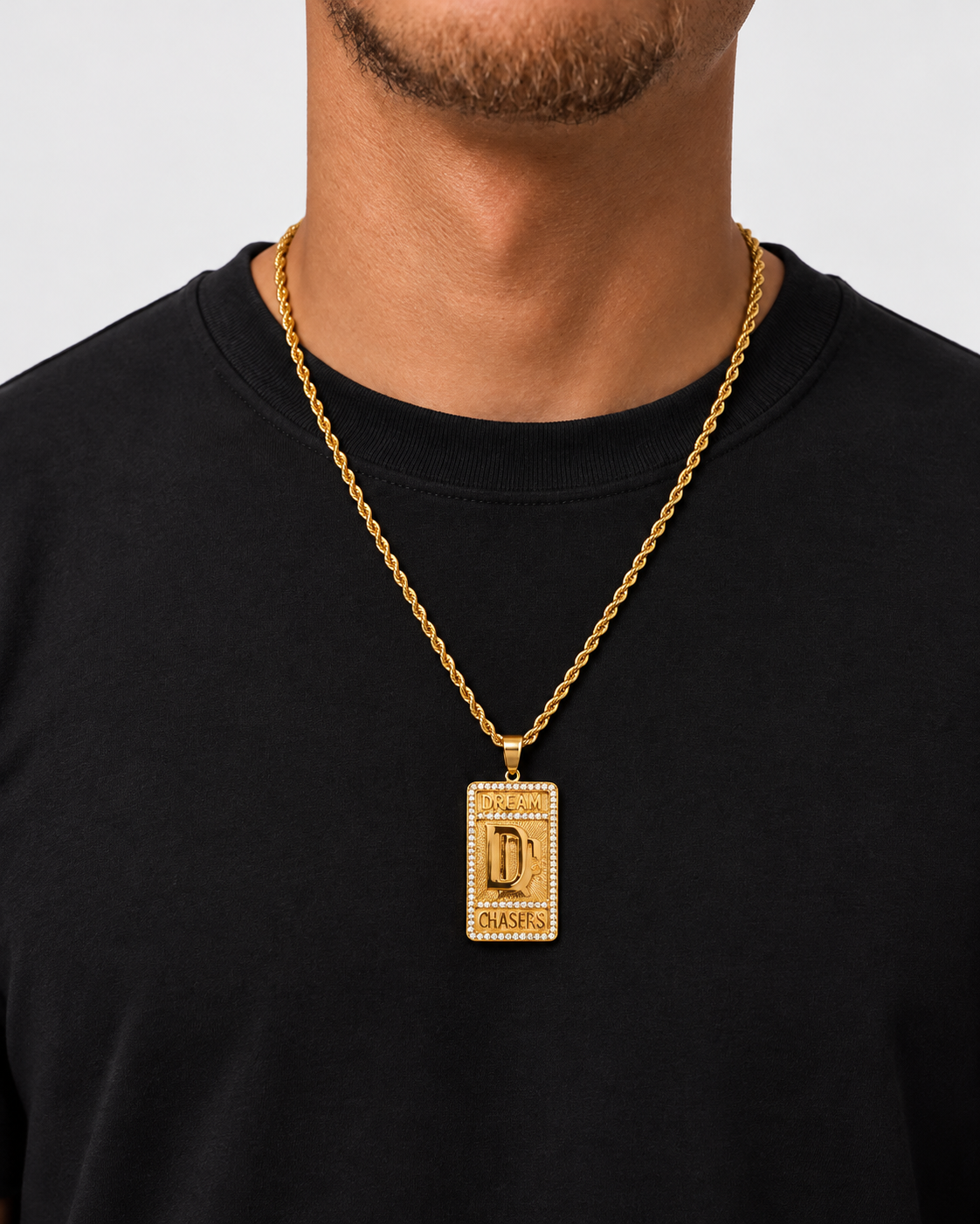 DREAMCHASER KETTING 4MM - GOUD