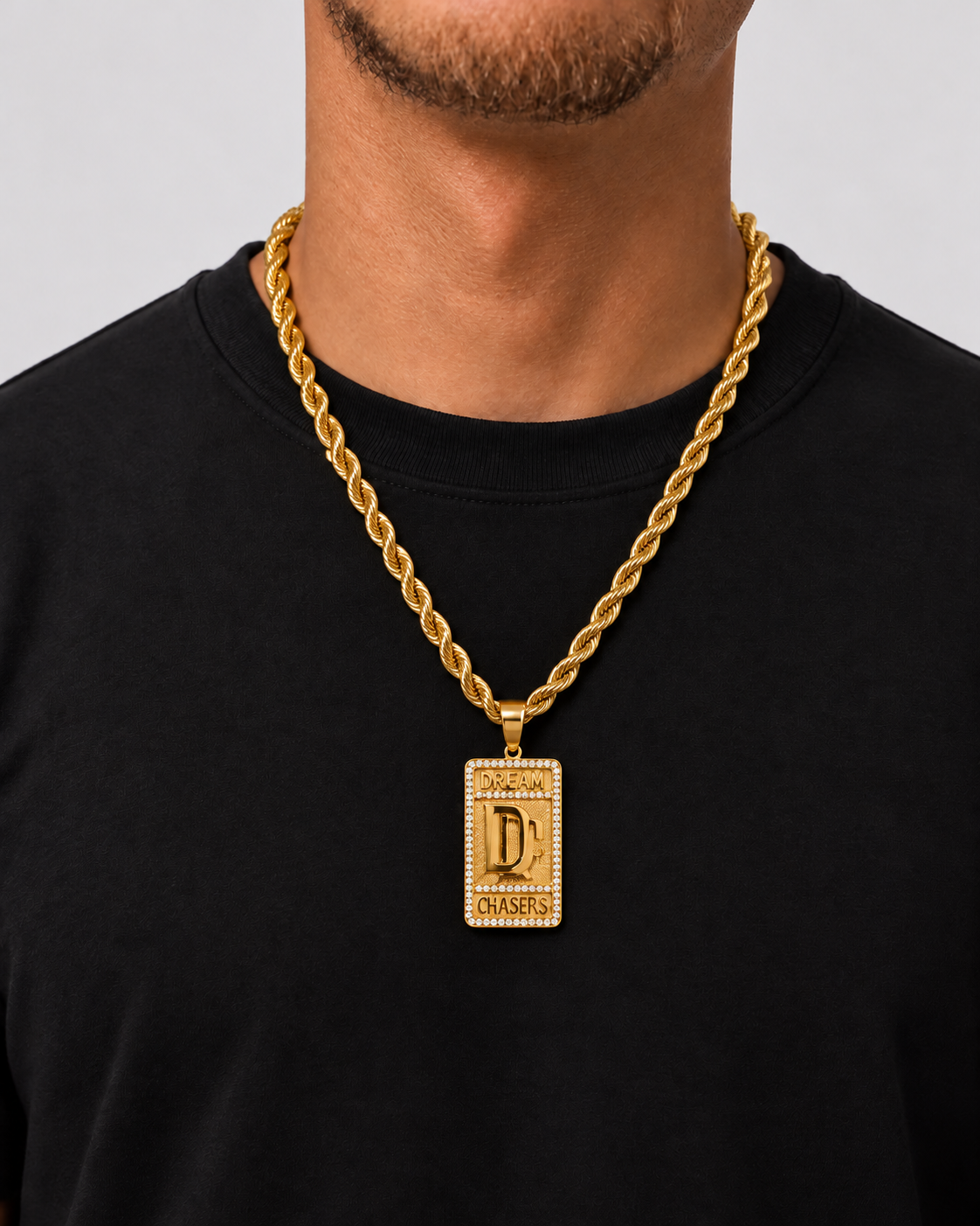 DREAMCHASER KETTING 6MM - GOUD