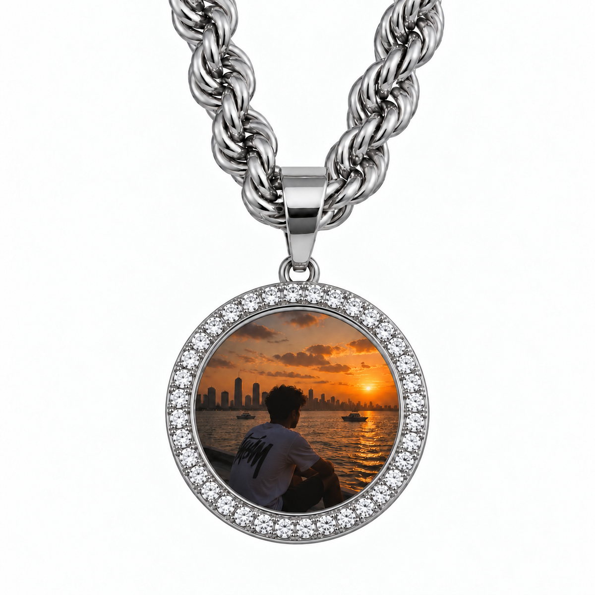 FOTO KETTING (6MM) - ZILVER