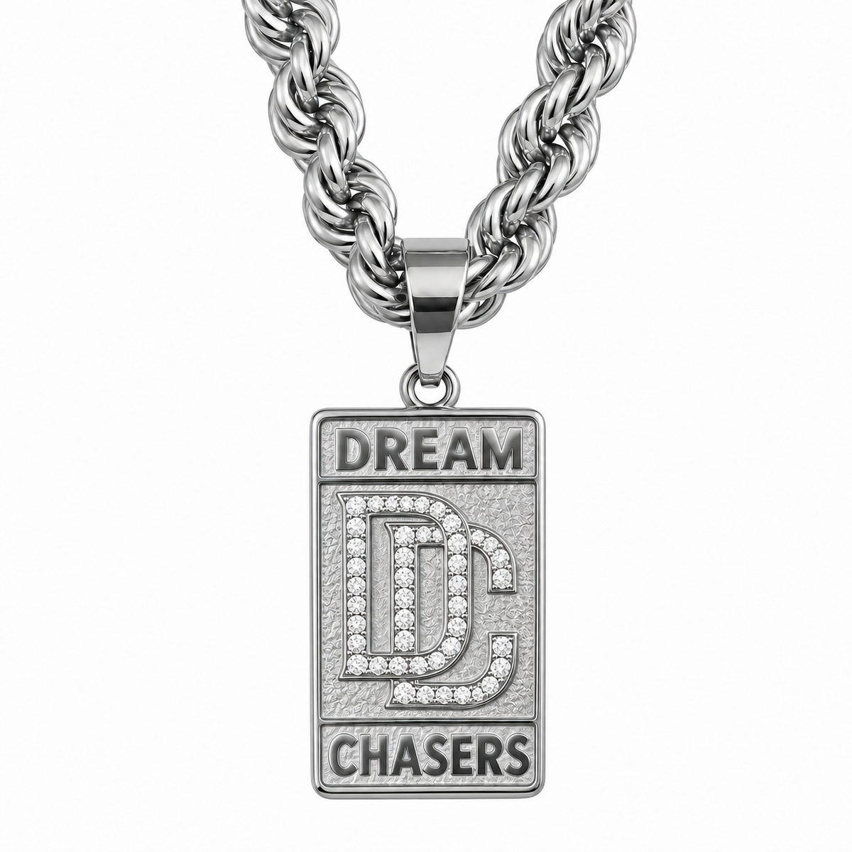 BIG DREAMCHASER KETTING (6MM) - ZILVER