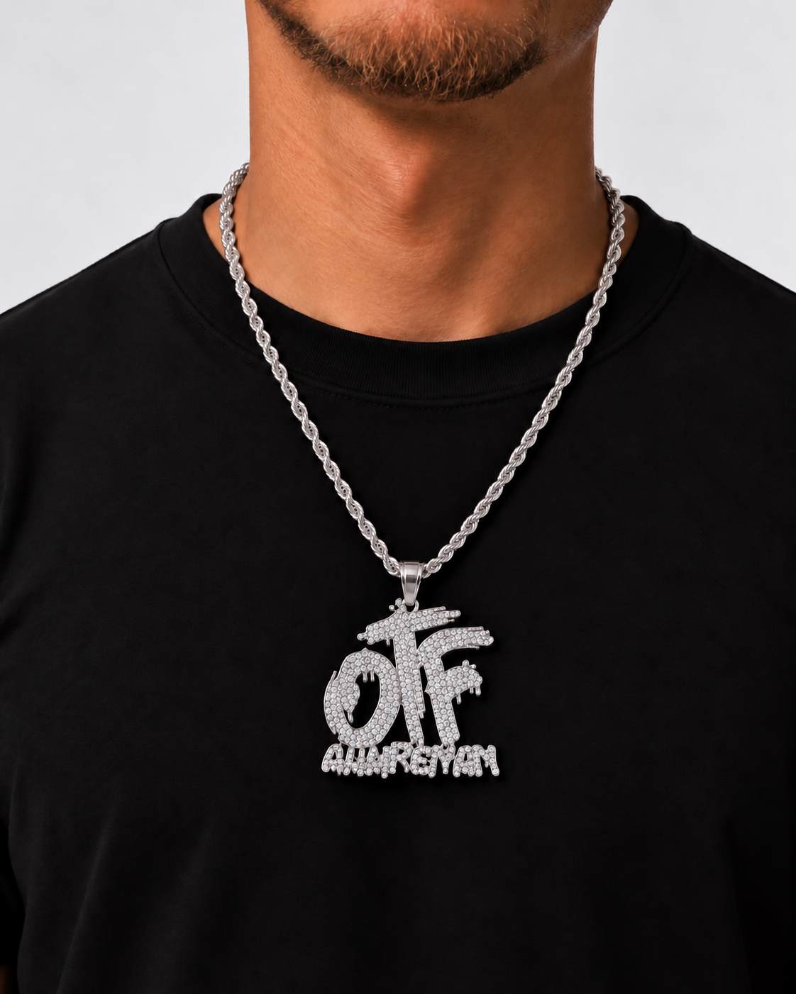 ONLY THE FAMILY KETTING (4MM) - ZILVER