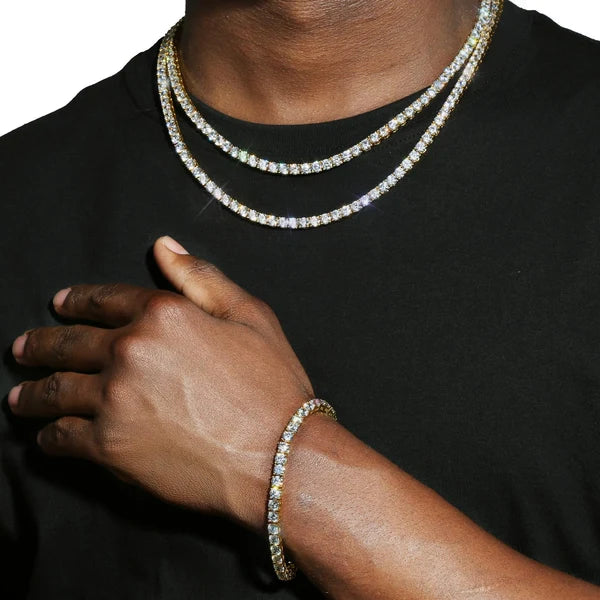 TENNIS ARMBAND (5MM) - GOUD