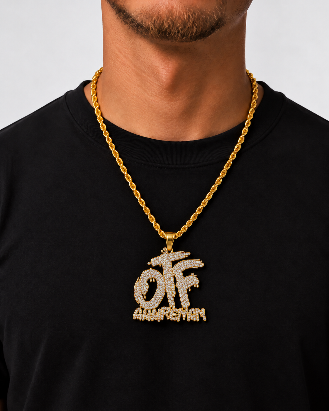 ONLY THE FAMILY KETTING (4MM) - GOUD