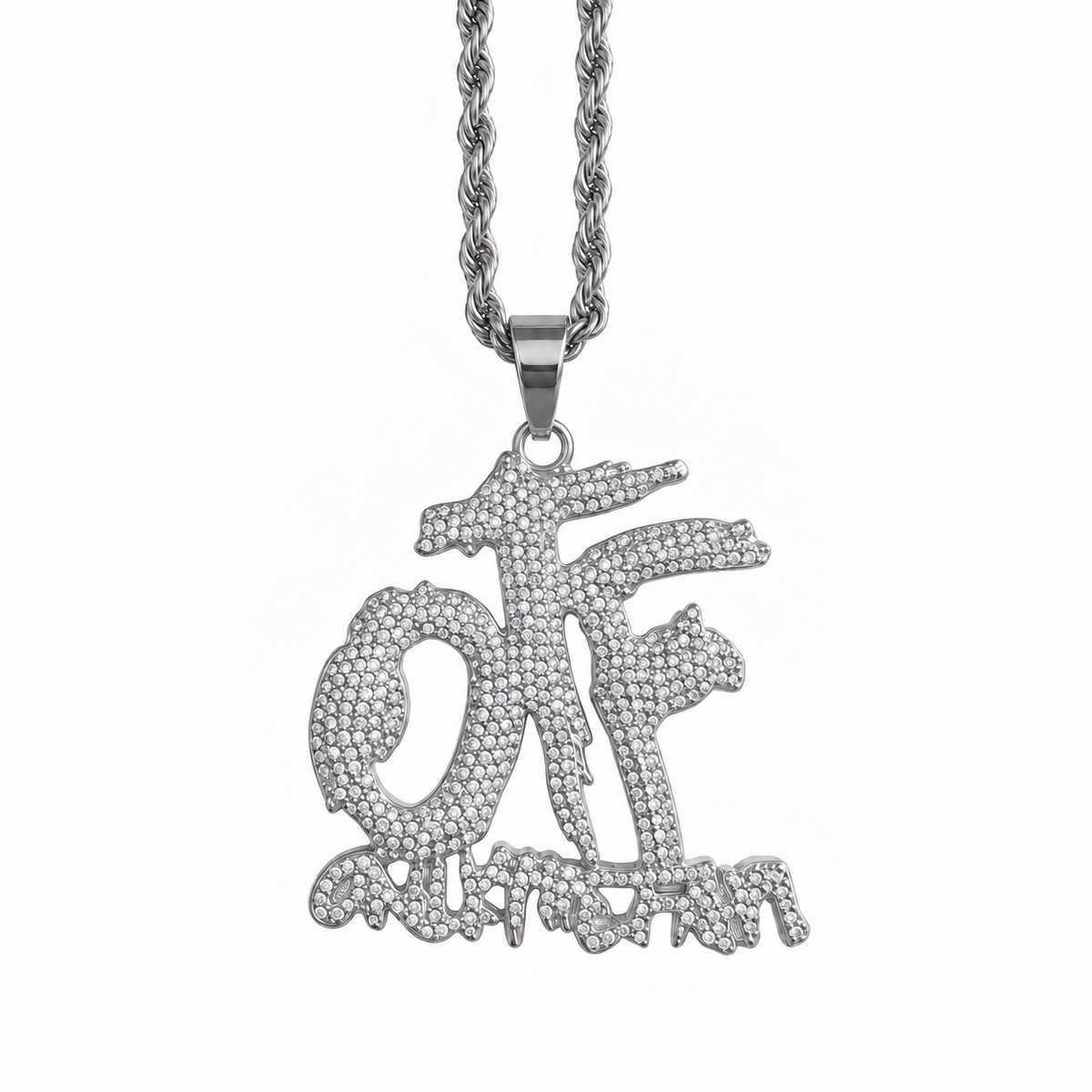 ONLY THE FAMILY KETTING (4MM) - ZILVER