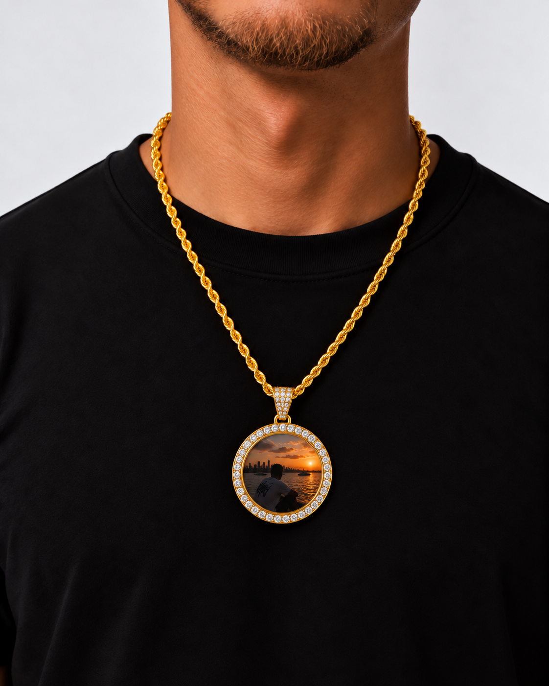 FOTO KETTING (4MM) - GOUD