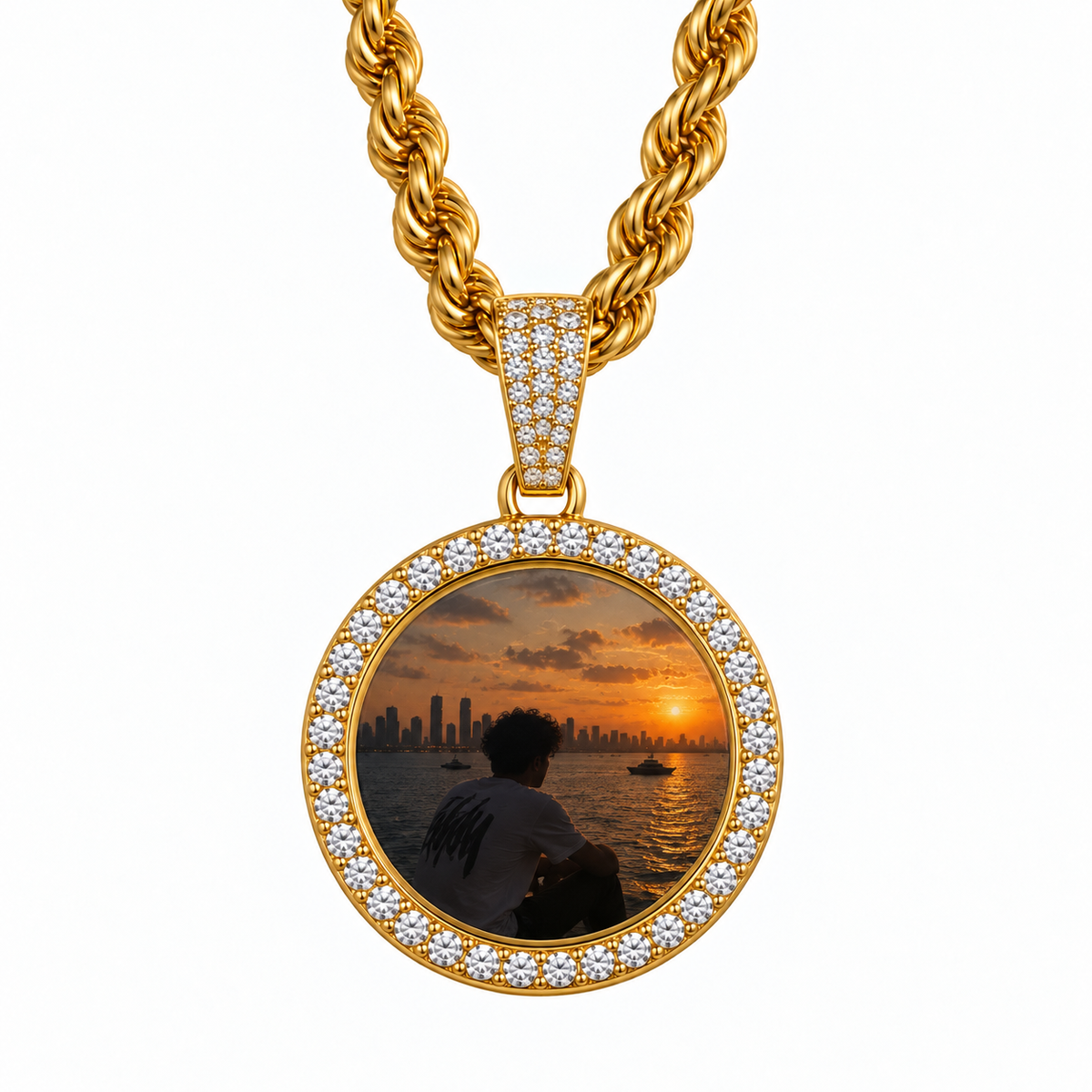 FOTO KETTING (4MM) - GOUD