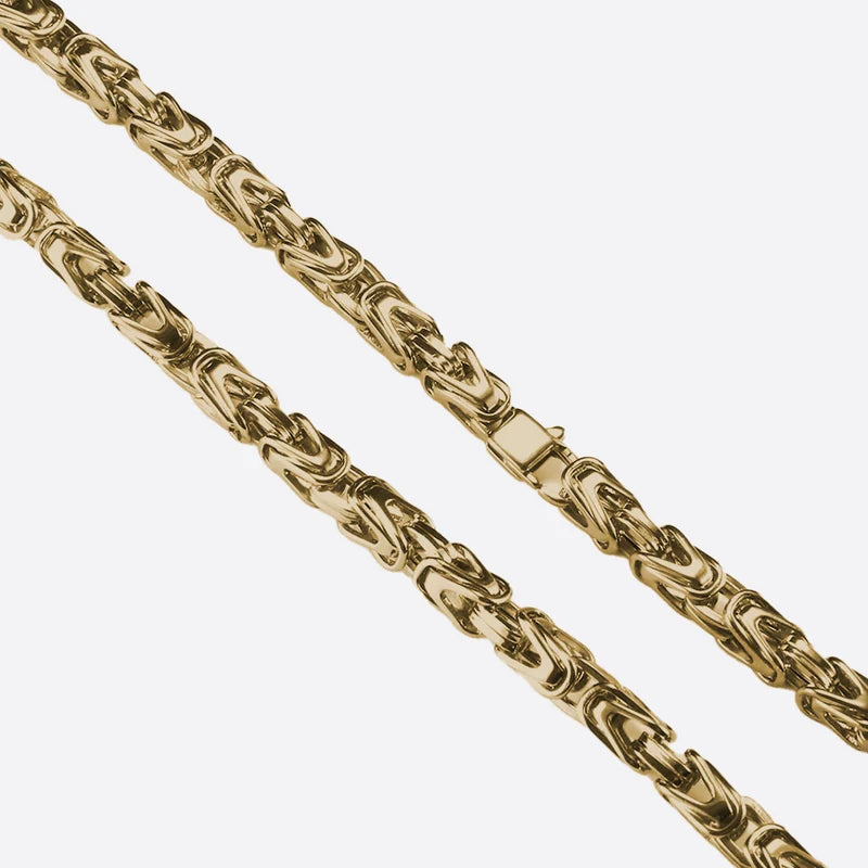 KONINGSKETTING (8MM) - GOUD