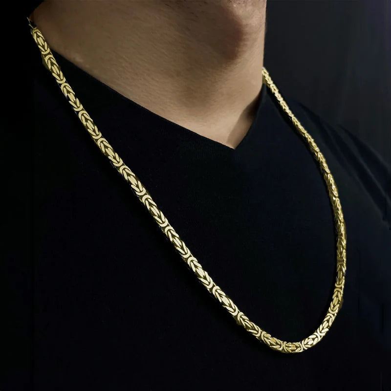 KONINGSKETTING (5MM) - GOUD