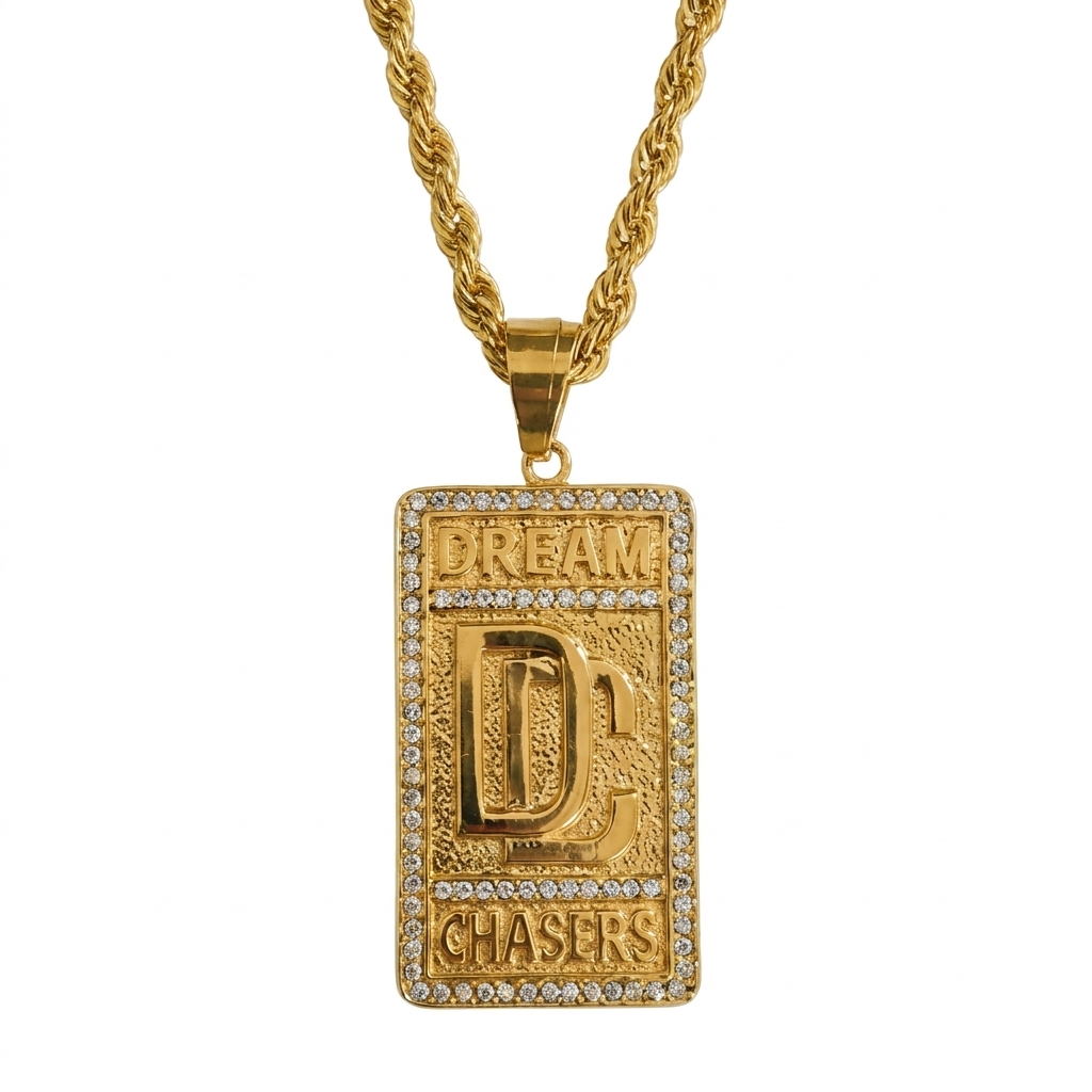 DREAMCHASER KETTING 4MM - GOUD